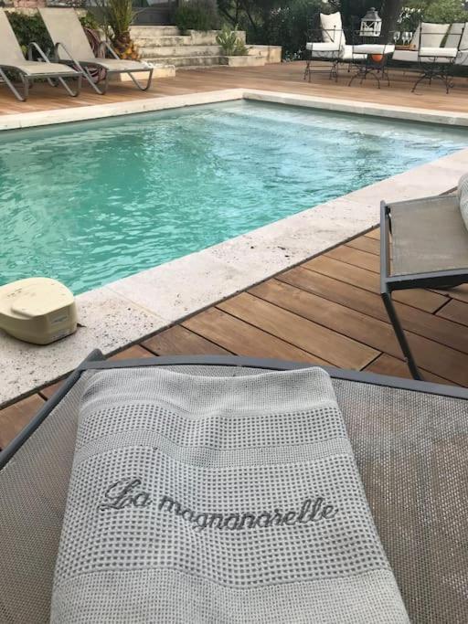 Maison Villa Provence Villeneuve Les Avignon Piscine Vue Mont Ventoux Exterior photo